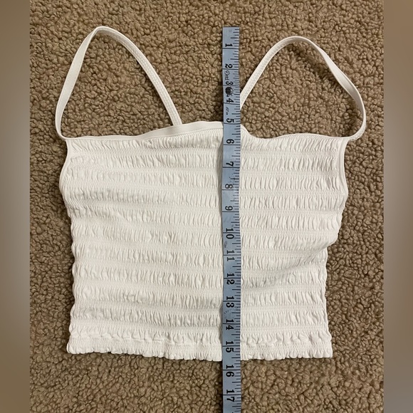 FP Movement Femme Ruched Tank in White M/L - Picture 9 of 10